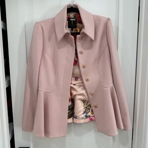 Ted Baker soft blueb wool coat